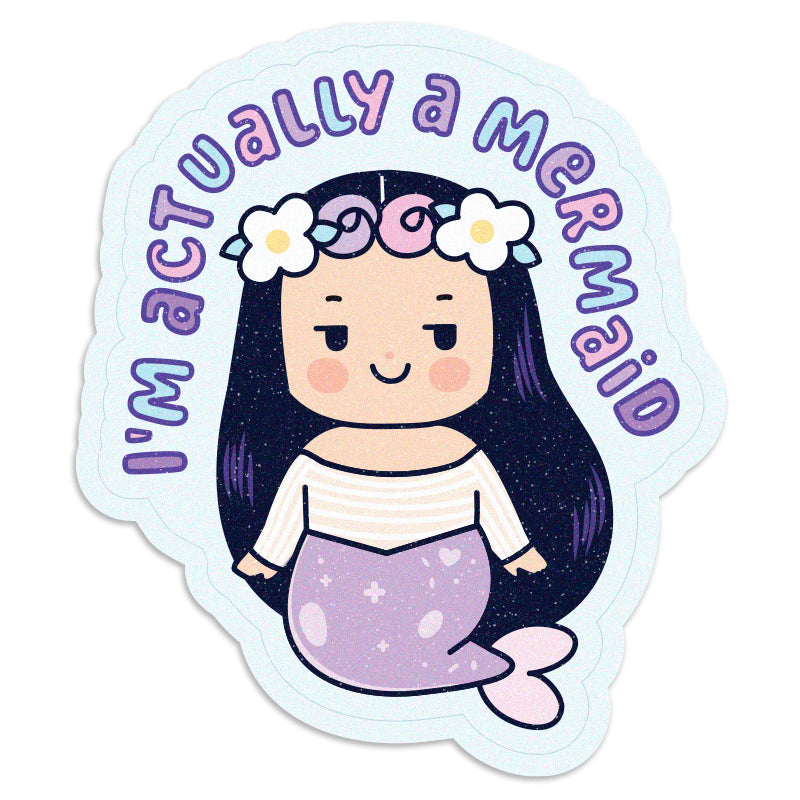 Kawaii Mermaid Vinyl Sticker