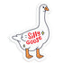 Silly Goose Vinyl Sticker