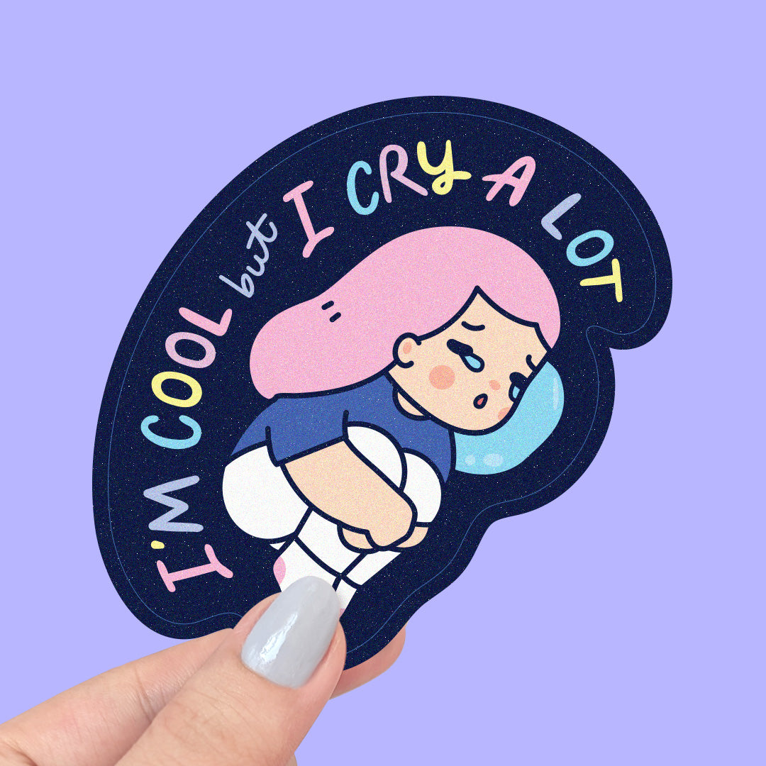 I Cry a Lot - Vinyl Sticker