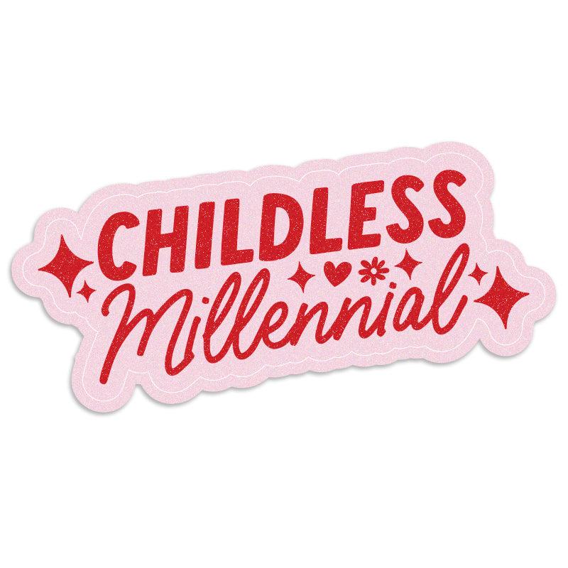 Childless Millennial Vinyl Sticker