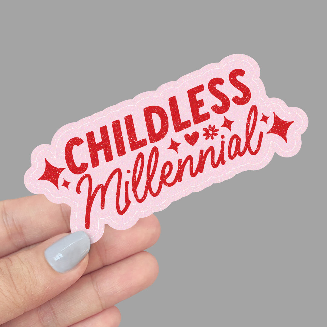 Childless Millennial Vinyl Sticker