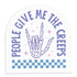 People Give Me The Creeps Vinyl Sticker