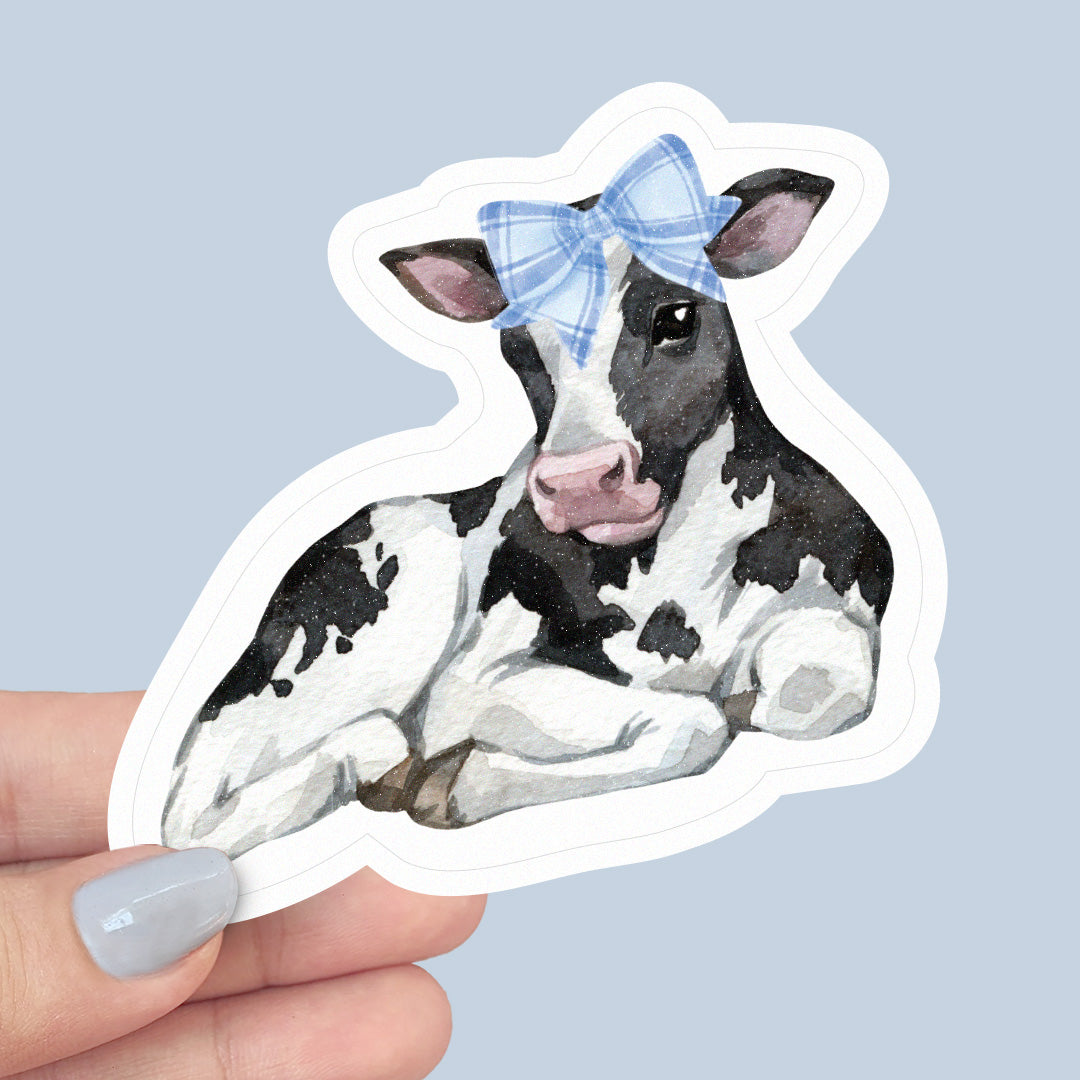 Pretty Cow Vinyl Sticker