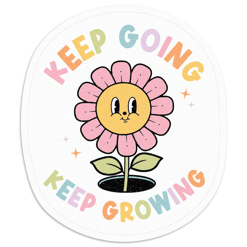 Keep Going, Keep Growing - Vinyl Sticker