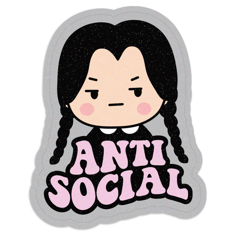 Antisocial – Vinyl Sticker