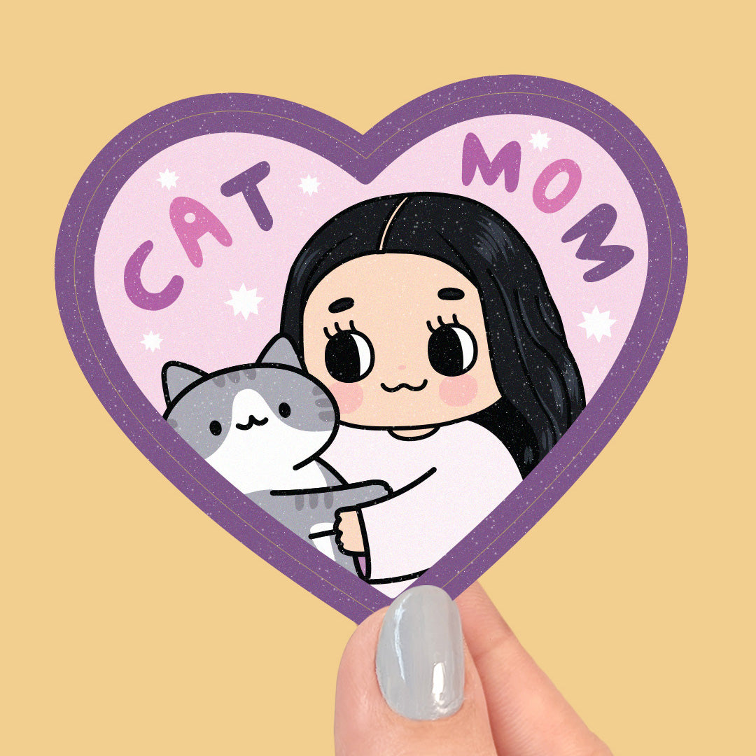 Cat Mom – Vinyl Sticker