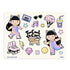 Skater Girl Sticker Sheet