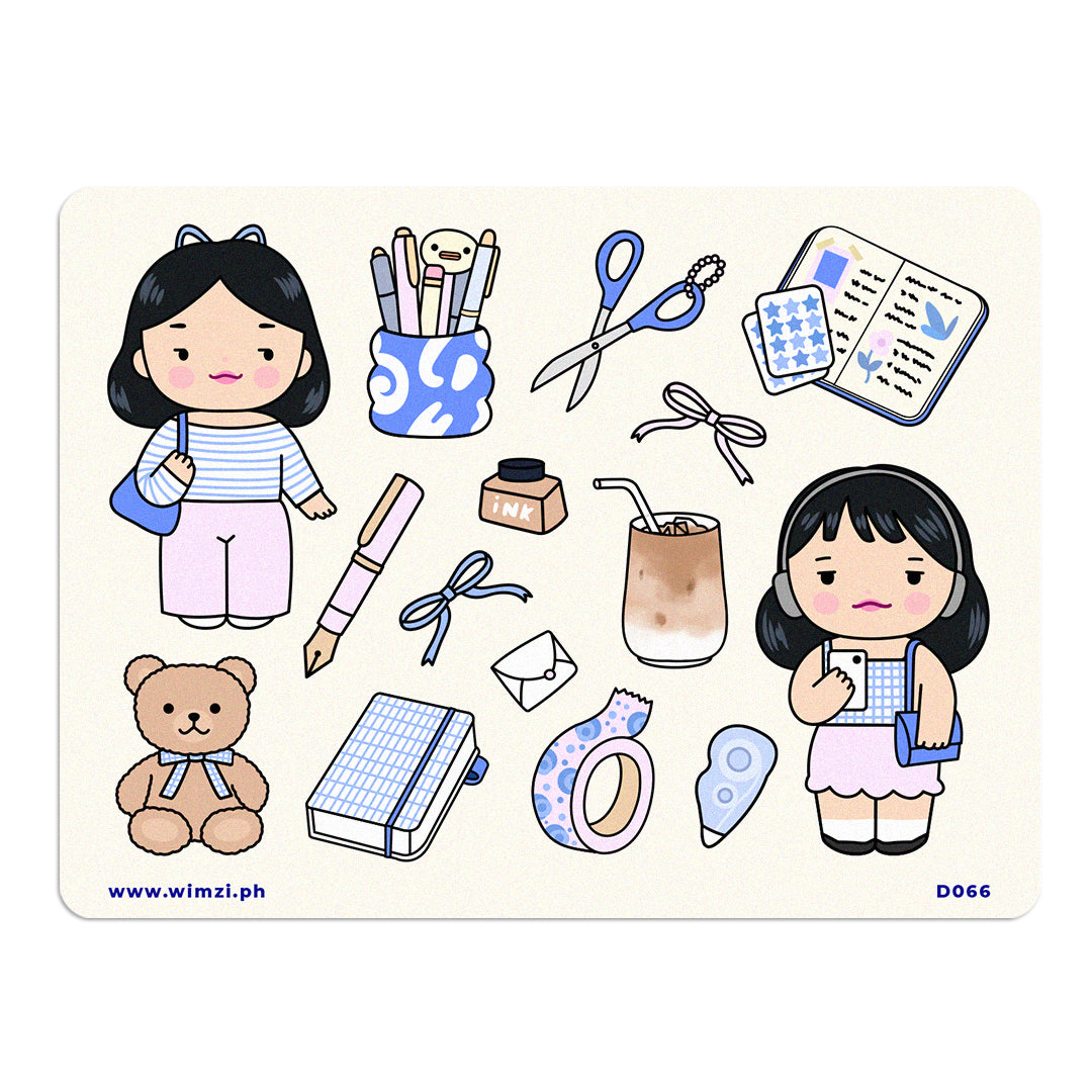 Journal Babes Sticker Sheet