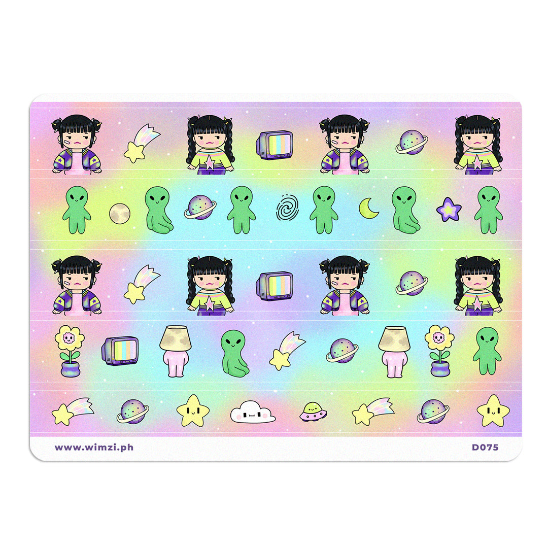 Cosmic Babes Deco Sticker Strips