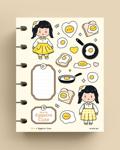 Eggstra Cute Decorative Sticker Sheet