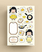 Eggstra Cute Decorative Sticker Sheet