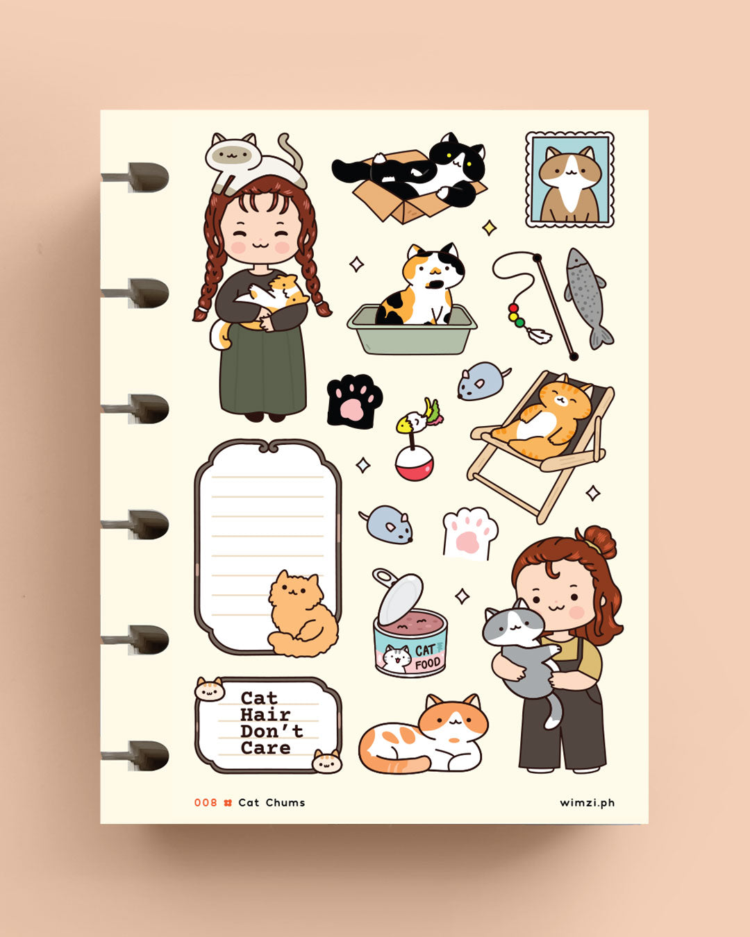 Cat Chums Decorative Sticker Sheet