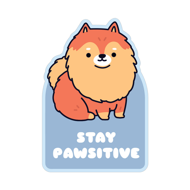 Pawsitive Doggo Vinyl Diecut Sticker