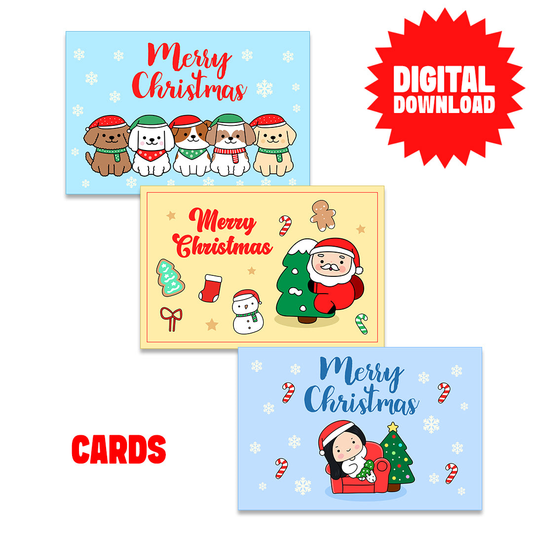Digital Christmas PNG Pack