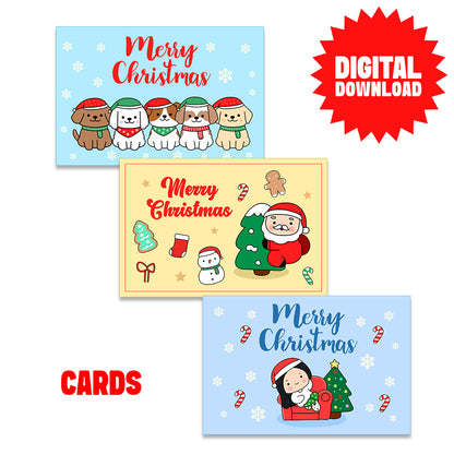 Digital Christmas PNG Pack