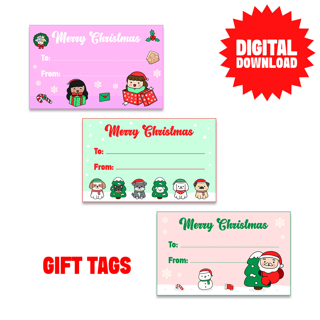 Digital Christmas PNG Pack
