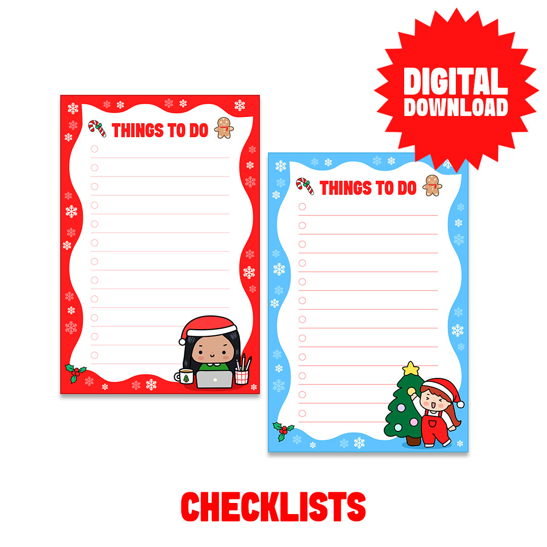 Digital Christmas PNG Pack