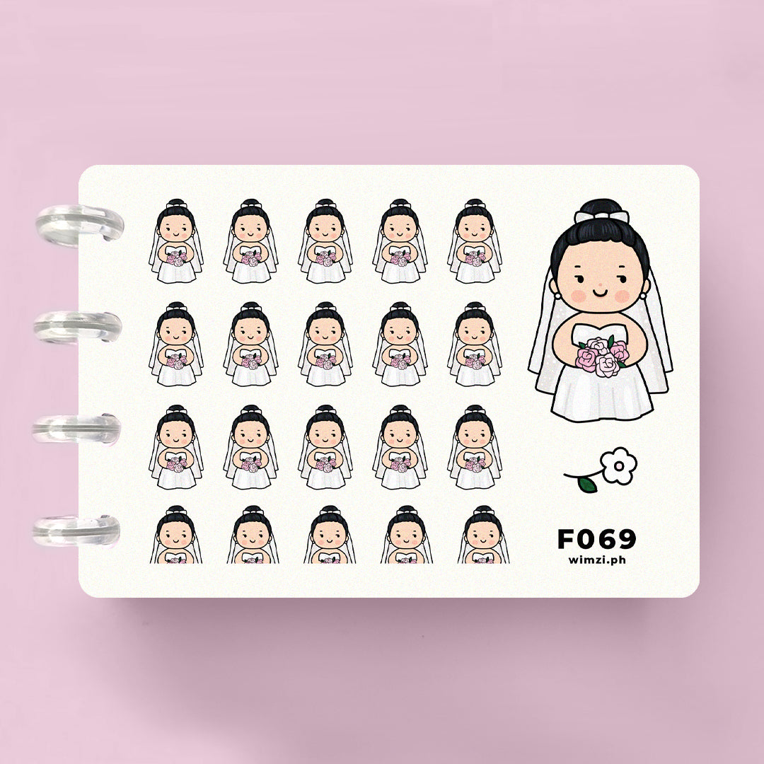 Bride - Mini Me Planner Stickers