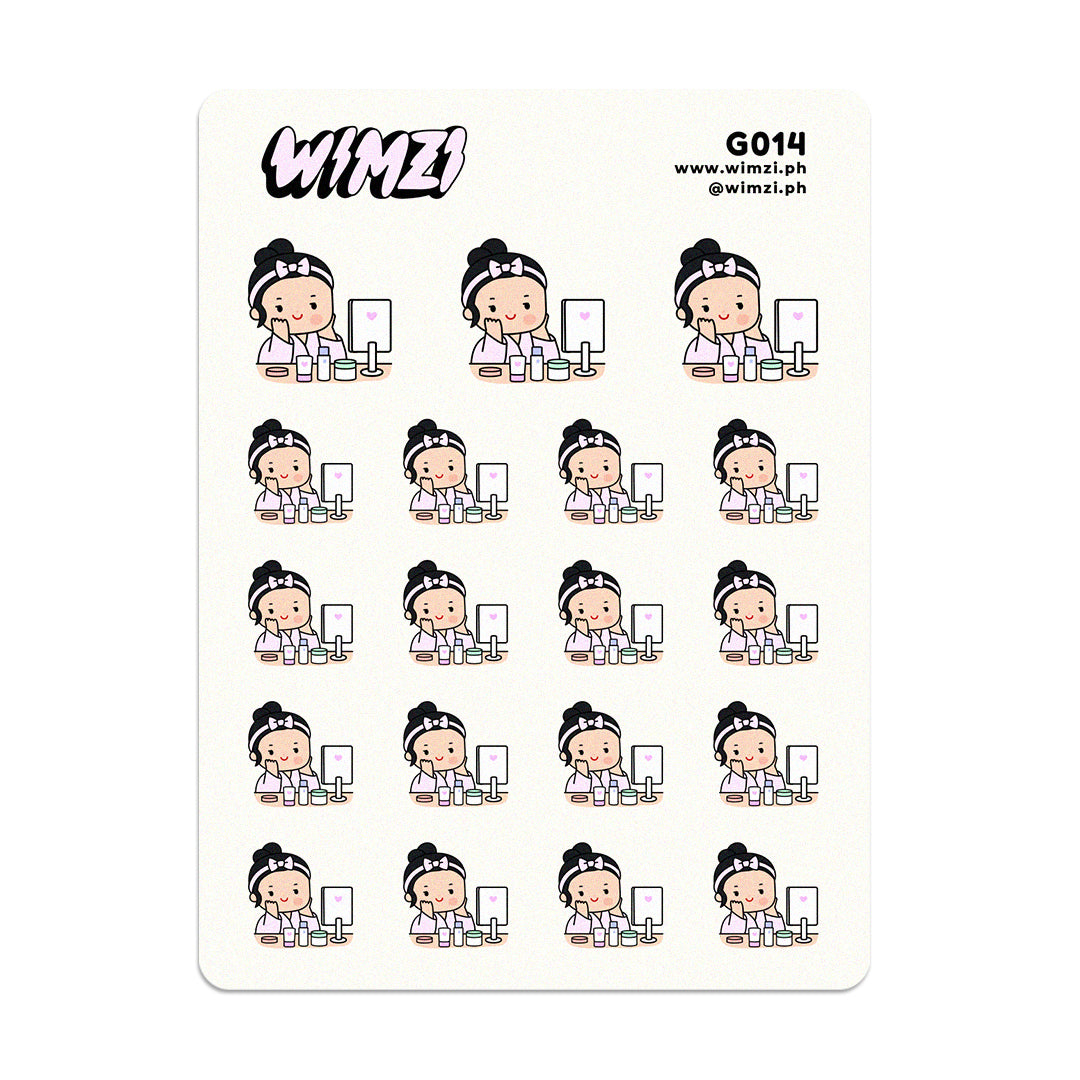 Skin Care Wimzi Planner Stickers