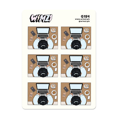 Remote Work Planner Stickers