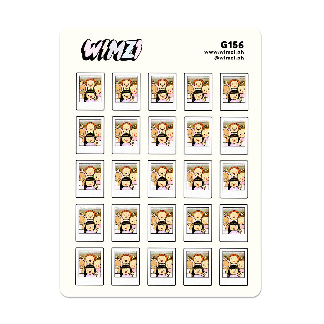 Friendship Pola Photo Planner Stickers