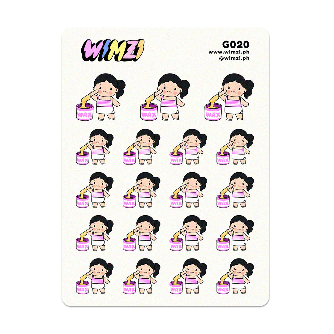 Waxing - Planner Stickers