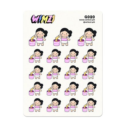 Waxing - Planner Stickers