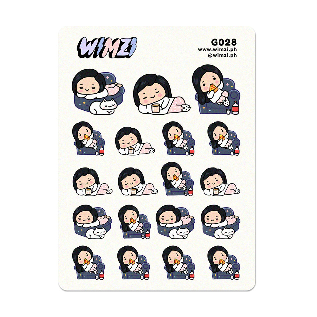 Lazy Day Planner Stickers