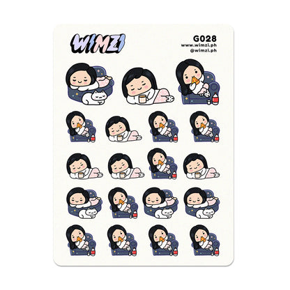 Lazy Day Planner Stickers
