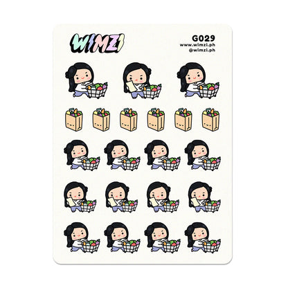 Grocery Shopping Planner Stickers