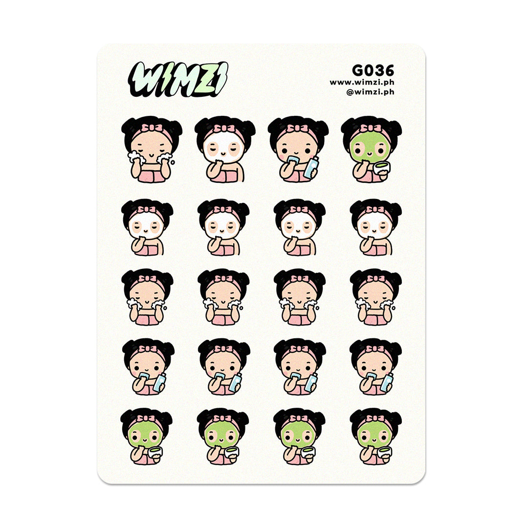 Skincare Planner Stickers