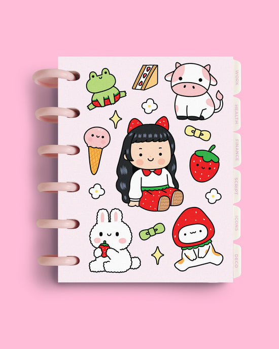 Sweet Strawberries - Infinity Sticker Book Full Set