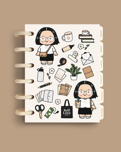 Stationery Girl - Infinity Sticker Book Full Set