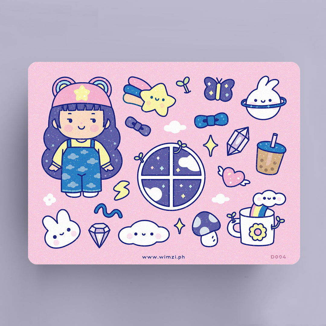 Dreamy Kawaii Cute Sticker Sheet