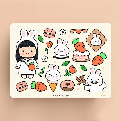 Carrot Craze Decorative Sticker Sheet