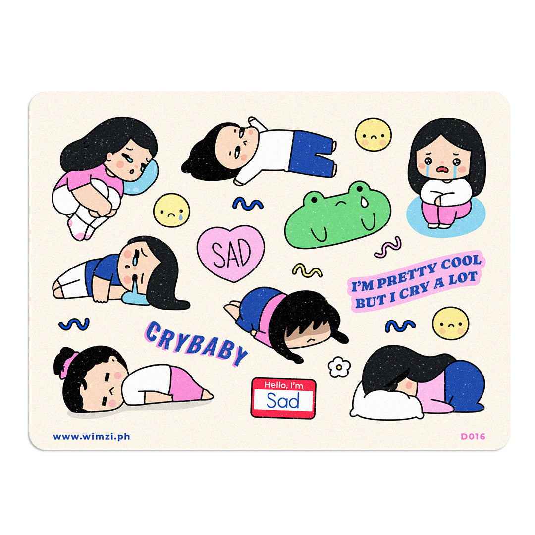 Saddie Cute Sticker Sheet