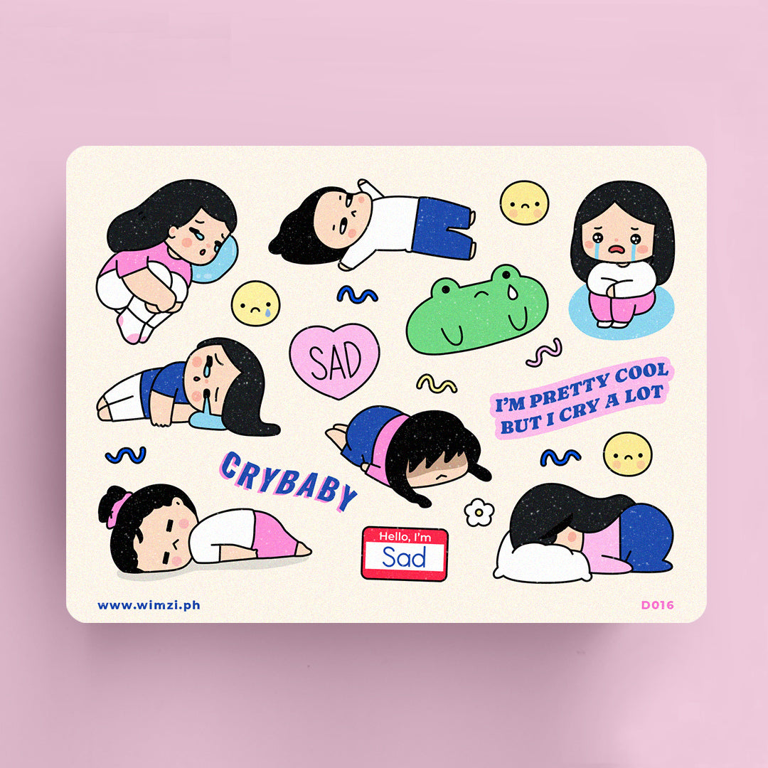 Saddie Cute Sticker Sheet