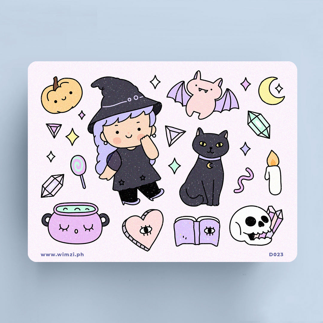 Witch Cute Sticker Sheet