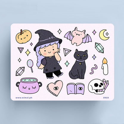 Witch Cute Sticker Sheet