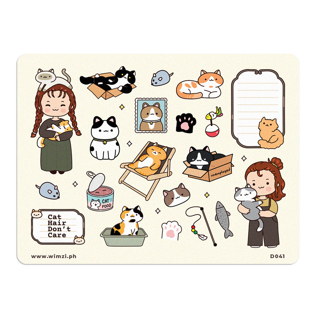 Cat Chums Decorative Sticker Sheet