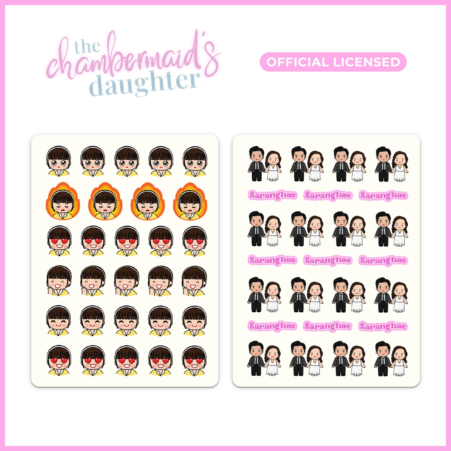 Planner Sticker Pack - The Chambermaid’s Daughter Official Licensed Merch (Wimzi x ABS-CBN Studios)