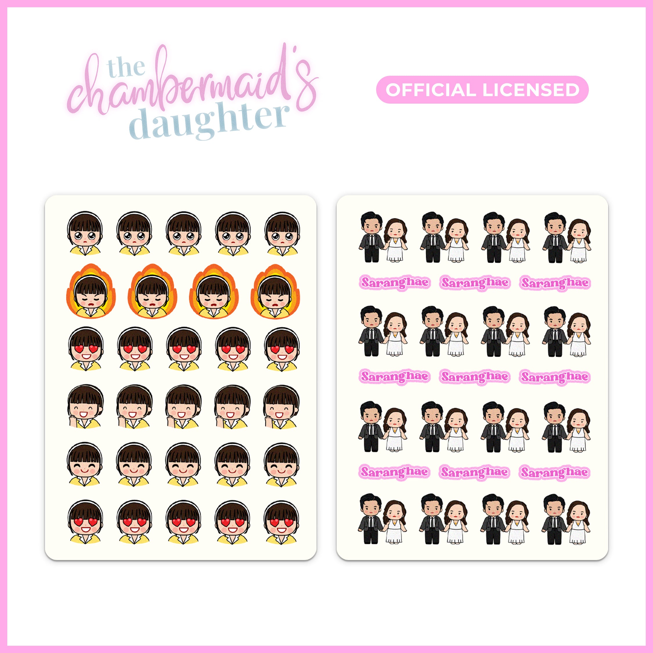 Planner Sticker Pack - The Chambermaid’s Daughter Official Licensed Merch (Wimzi x ABS-CBN Studios)