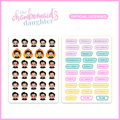 Planner Sticker Pack - The Chambermaid’s Daughter Official Licensed Merch (Wimzi x ABS-CBN Studios)