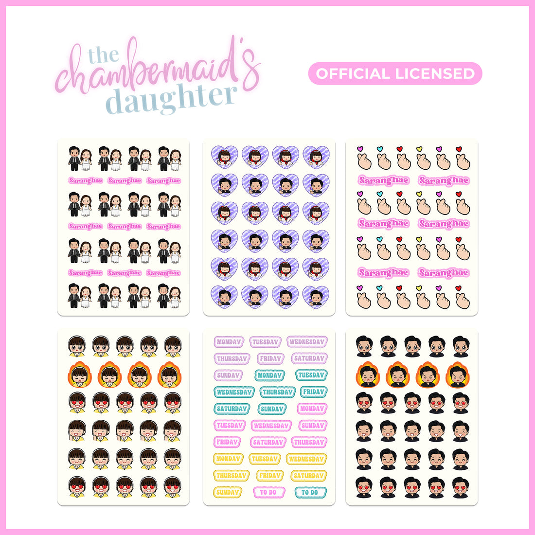 Planner Sticker Pack - The Chambermaid’s Daughter Official Licensed Merch (Wimzi x ABS-CBN Studios)