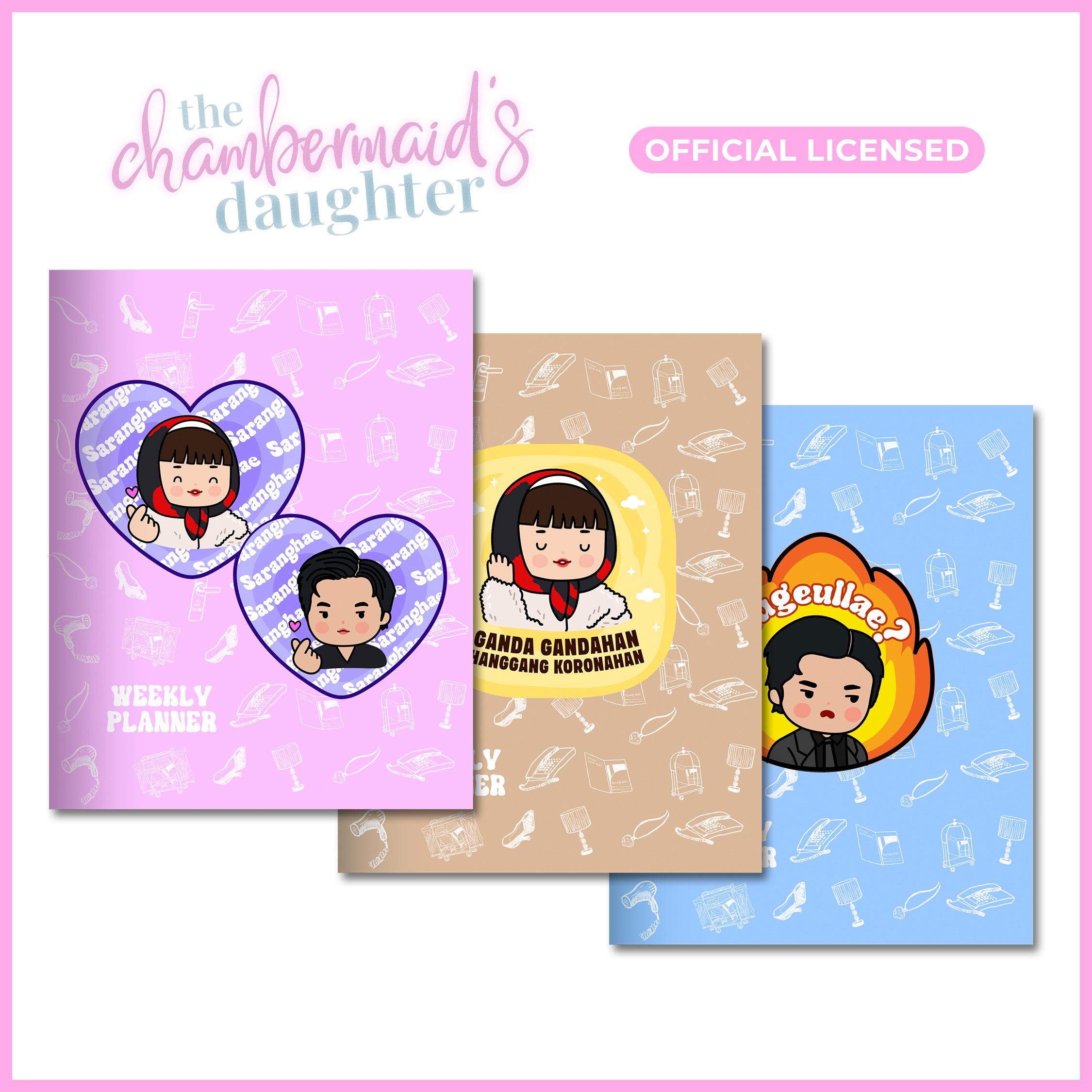 Weekly Planner - The Chambermaid’s Daughter Official Licensed Merch (Wimzi x ABS-CBN Studios)