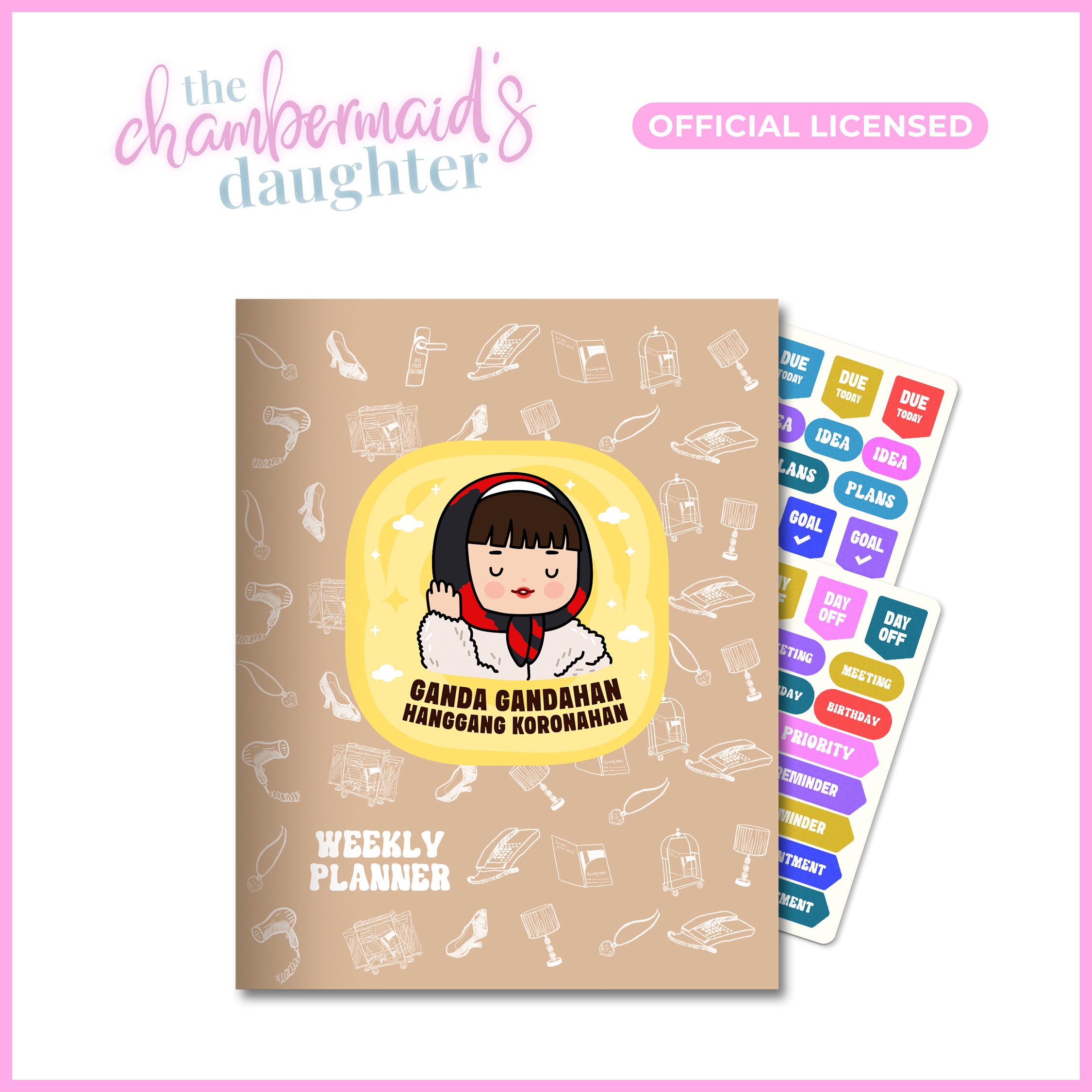 Weekly Planner - The Chambermaid’s Daughter Official Licensed Merch (Wimzi x ABS-CBN Studios)