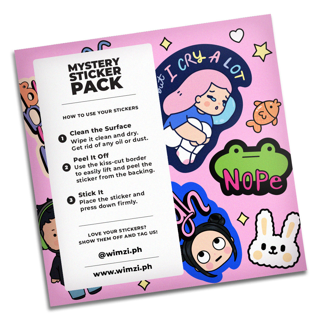 Mystery Sticker Pack (12 Stickers)