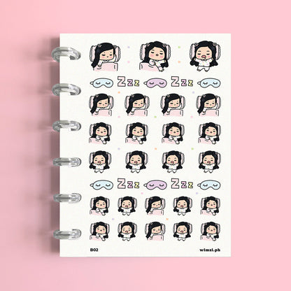 Nap Time, Sleep Planner Stickers