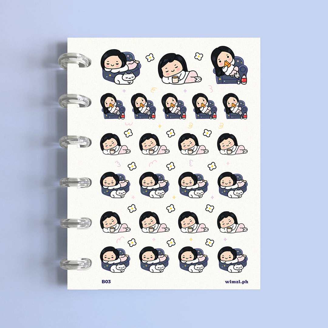 Lazy Day Planner Stickers