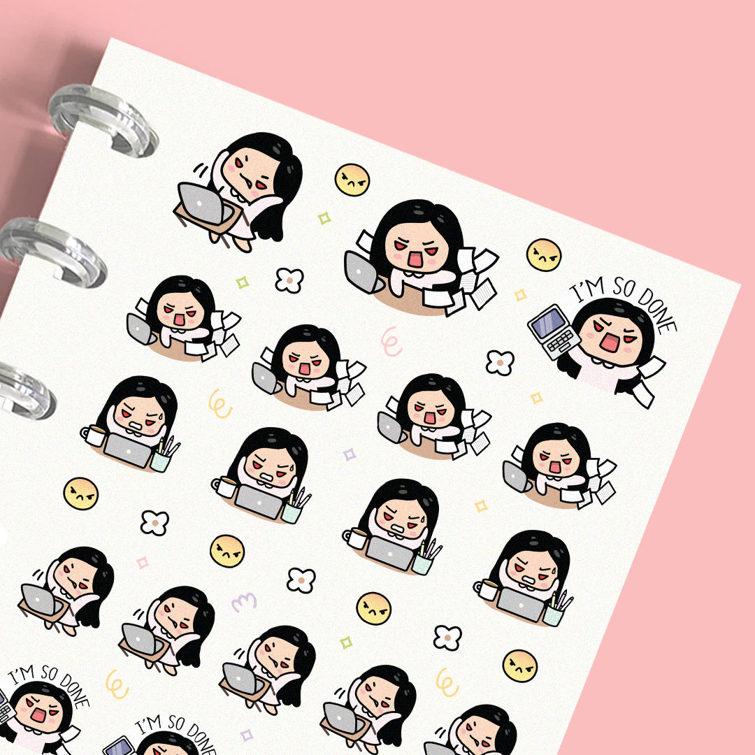 Stressed Planner Stickers